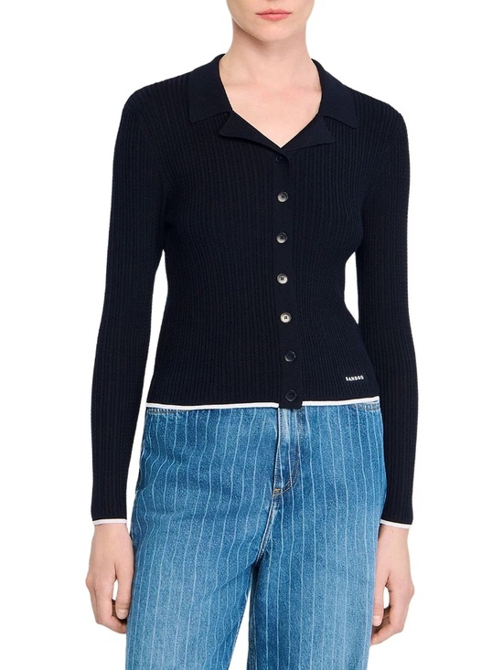 Sandro Tops - Gautier Cropped Cardigan